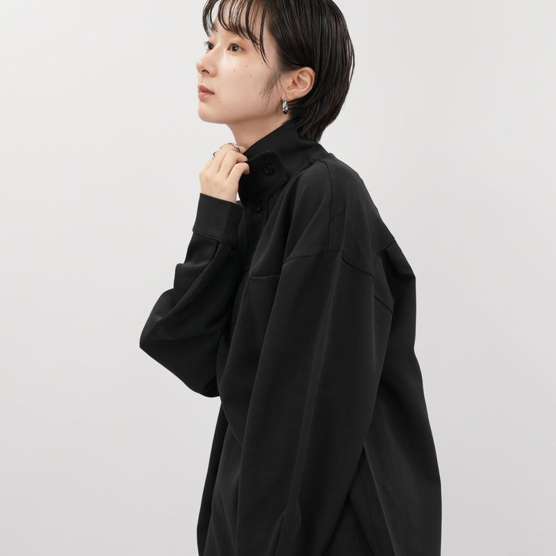 Uenui（ウニュイ）の「stand collar shirt（Tops）」
