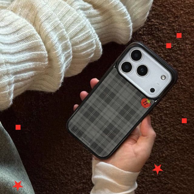 Tomato Button Pattern MagSafe iPhone Galaxy Case