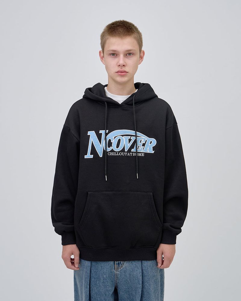 SWING LOGO HOODIE - BLACK