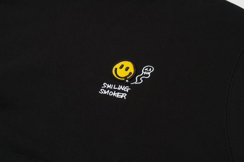 SMOKER HOODIE - BLACK