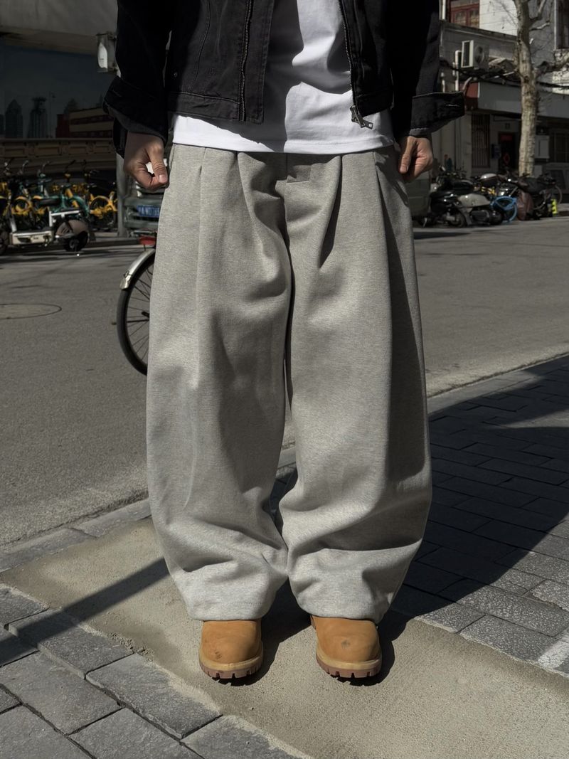 (MADE) ONEPICK 4-TUCK DAILY SWEAT PANTS 3C
