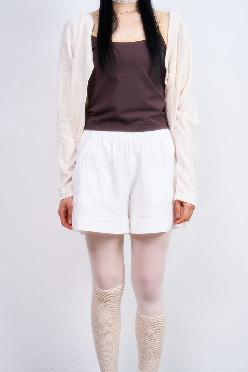 Raucohouse(ラウコハウス)の「Rocio banding wide shorts(Pants)」