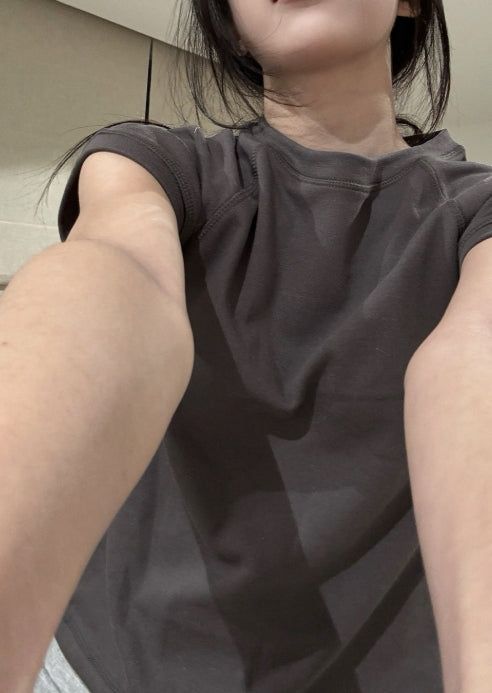 Soft loop tee