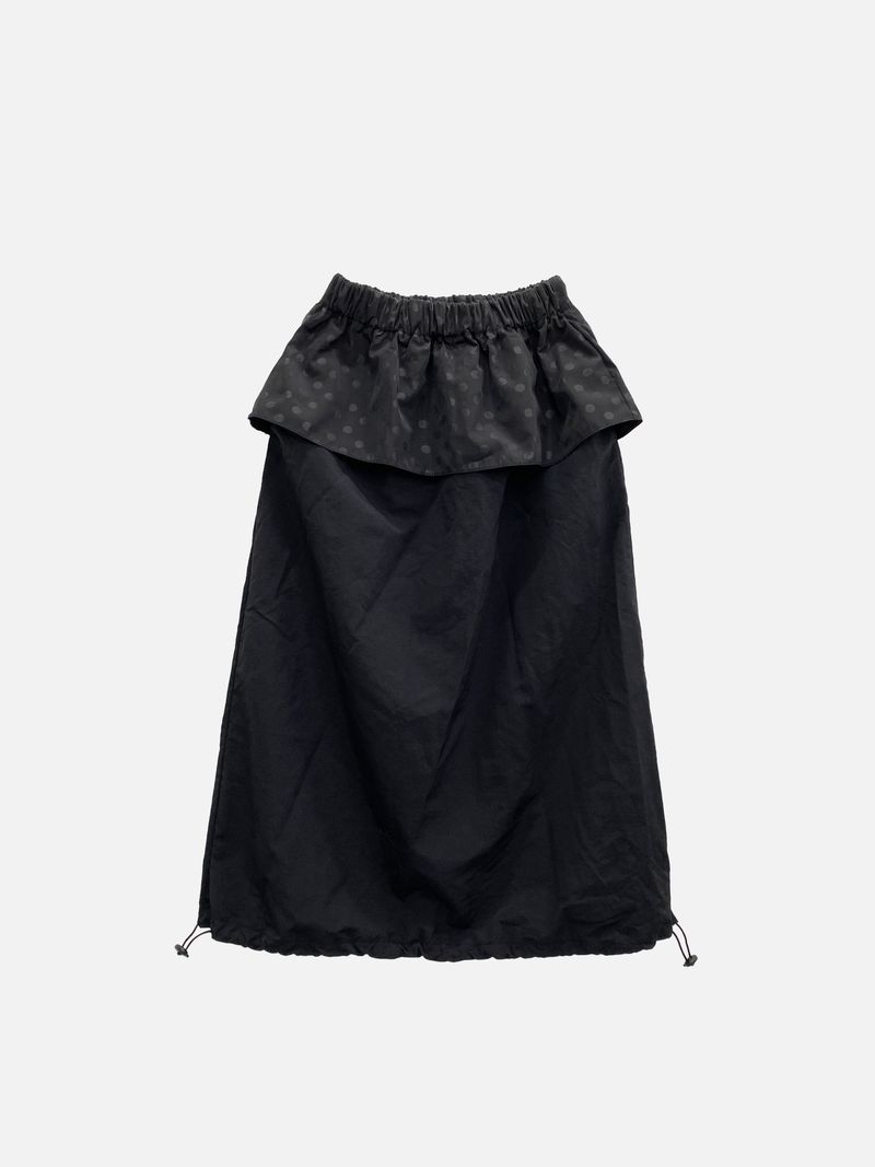 Dot Layering Balloon Skirt (2c)  