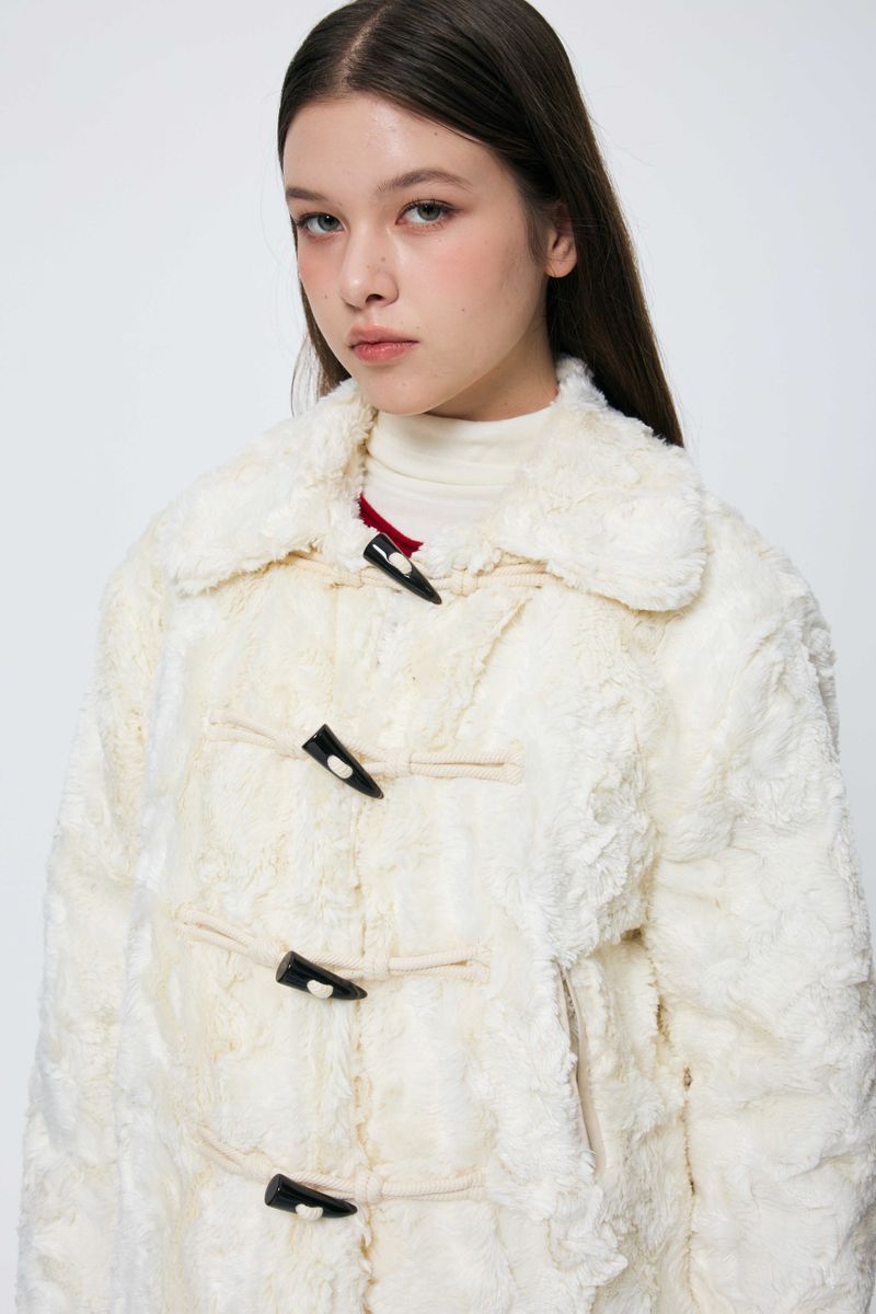 COZY FUR JACKET / WHITE
