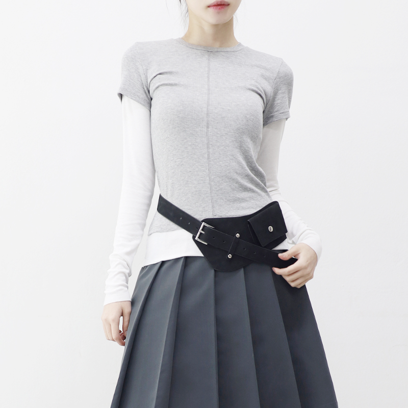 NONCODE（ノンコード）の「Kendall color block short-sleeved layered t-shirt（Tops）」