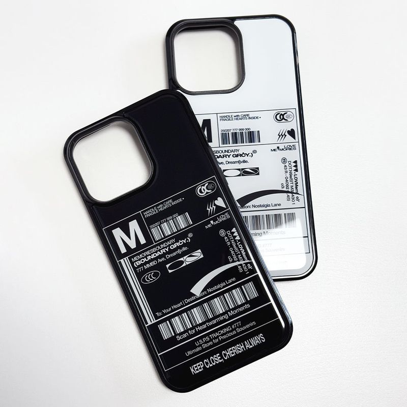 Fresh Love Delivery Label Phone Case (BK)