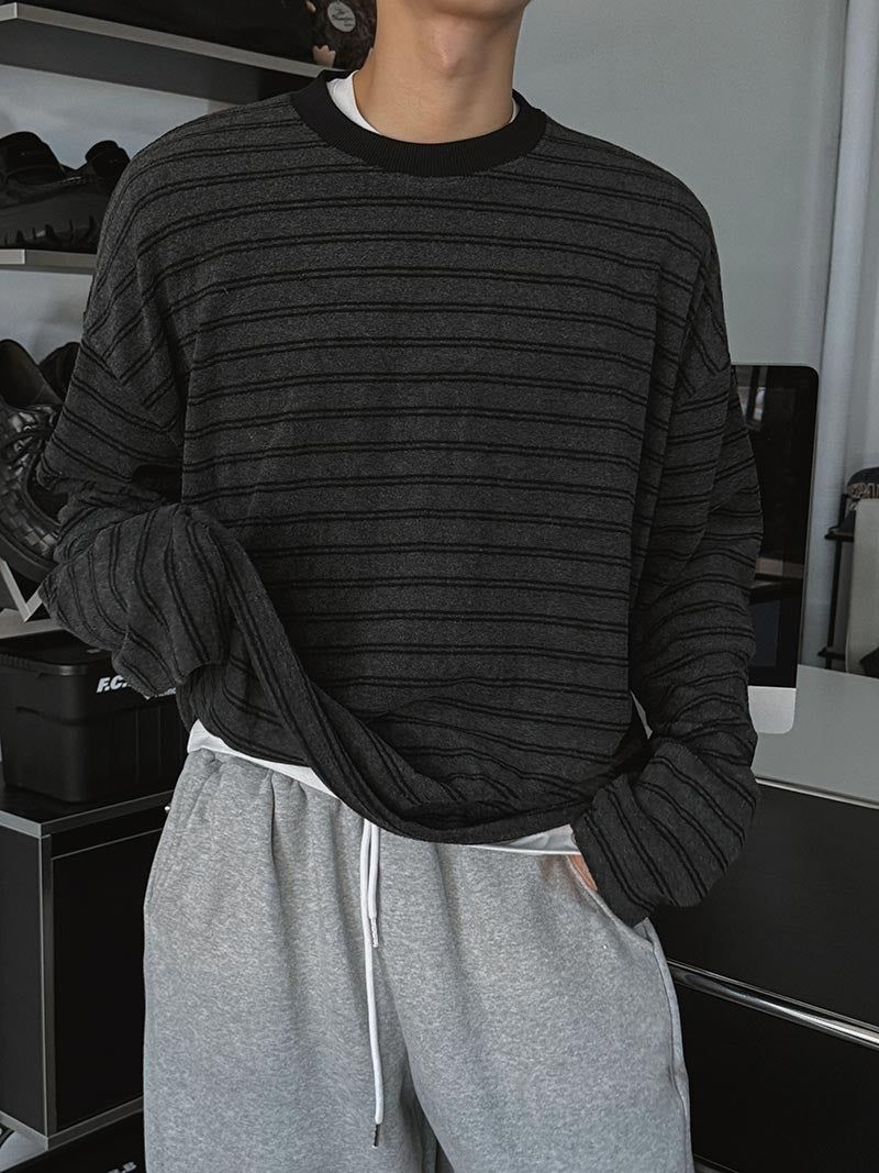 ASCLO（エジュクロ）の「シグナルボーダーテリーTシャツ (2color)（トップス）」
