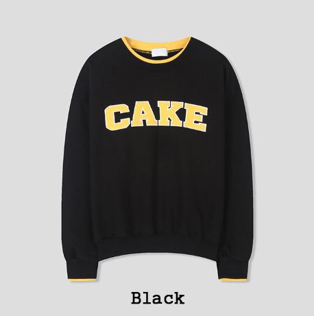 K Color Matching Layered Sweatshirt