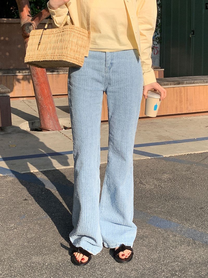[MADE] PHARRELL PUNCHING LONG BOOTS CUT DENIM