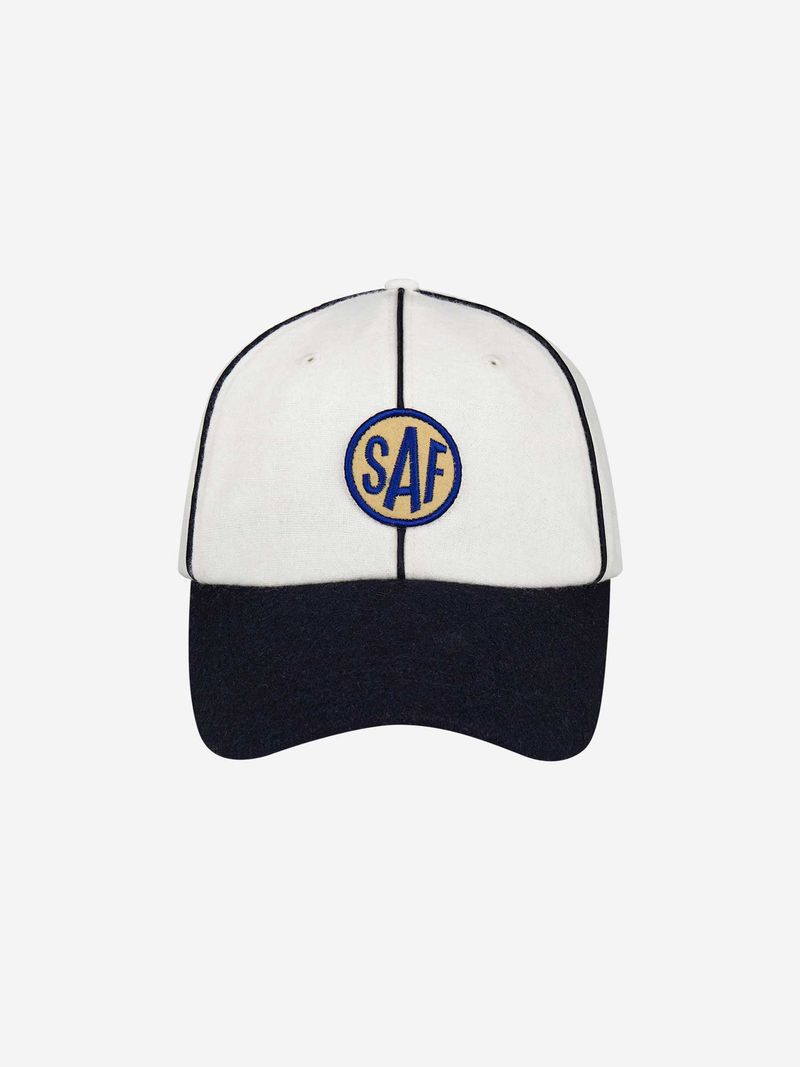 safarispot（サファリスポット）の「 AUTHENTIC SCOUT WAPPEN BALL CAP (WHITE/NAVY)（Hats）」
