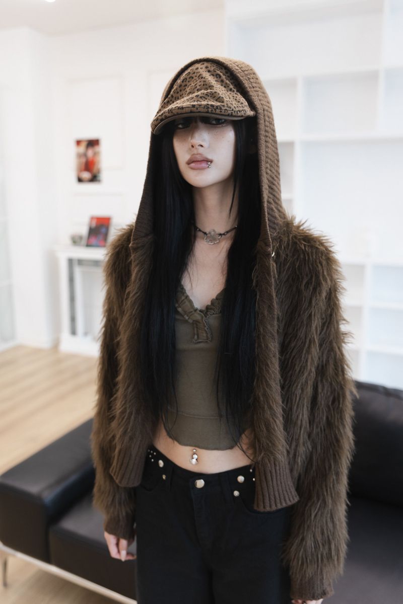 [Sepia] Stud cotton pants
