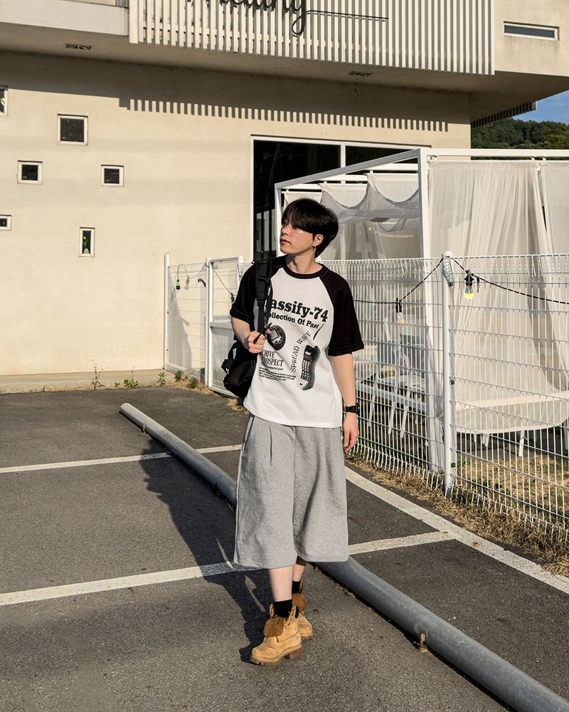 Bant Heavy Sweat Four-Tuck Bermuda Pants