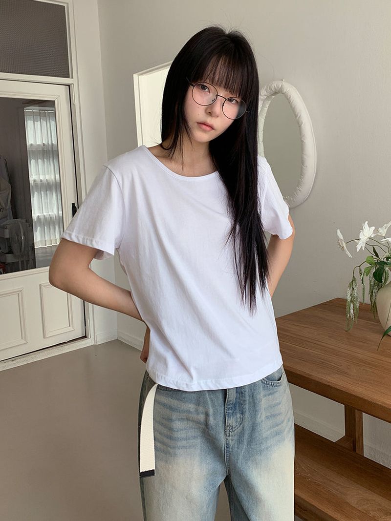 JAZZ THE ORDER（ジャズ ザ オーダー）の「SILKET U-NECK TEE (3C)（Tops）」