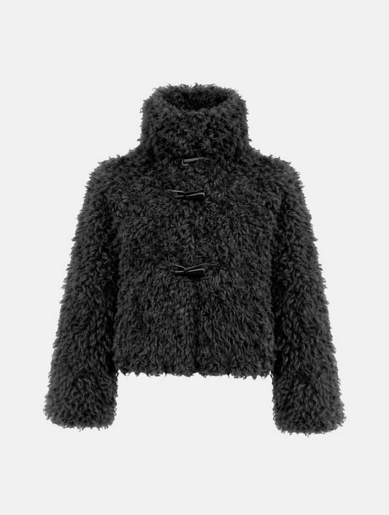 Eve Soft Fur Half-Neck Jacket