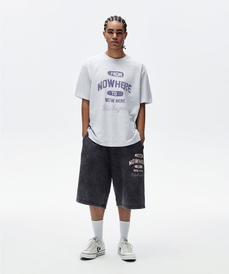 WASHED NOWHERE SWEATSHORT