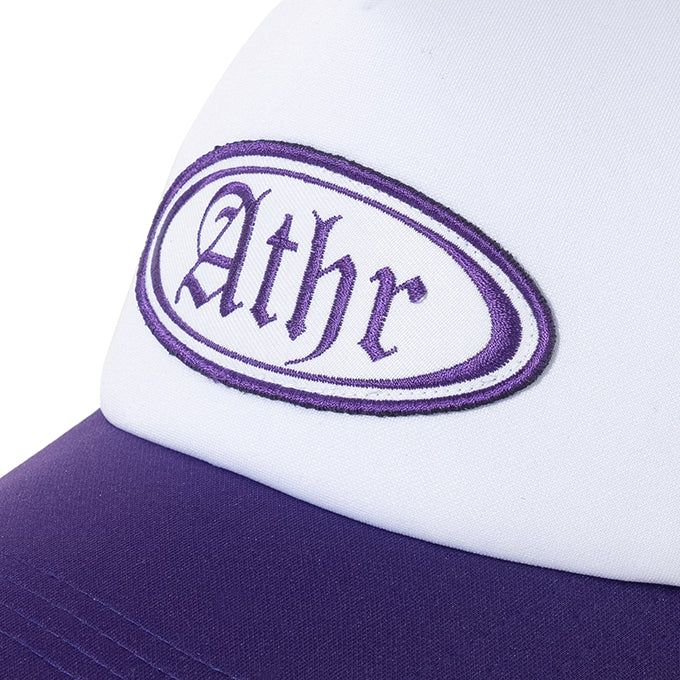 PURPLE ATHR TRUCKER CAP