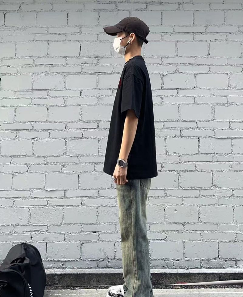 UNITY casual simple short sleeved black