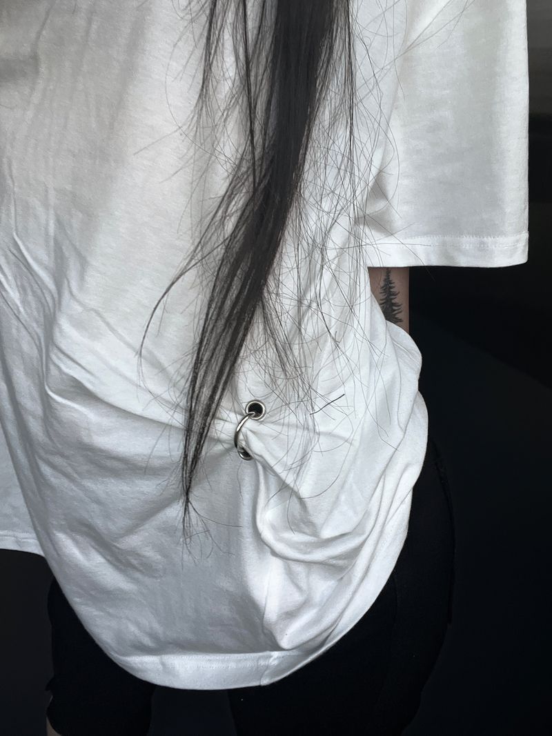 piercing ring one off short sleeve (2color)