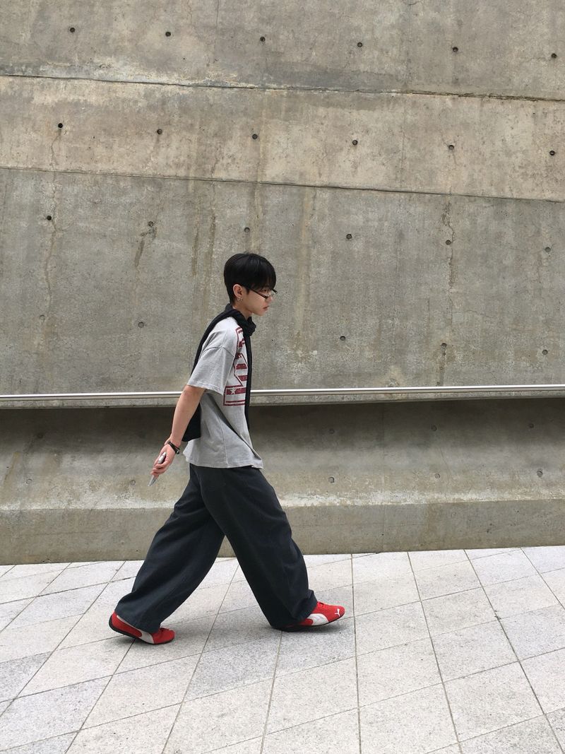 ネオ スタンダード コットン ワイドパンツ4C