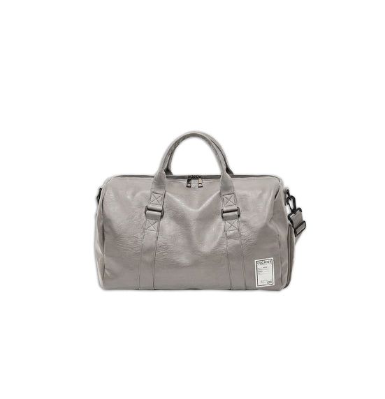 Boarding Leather Boston Bag