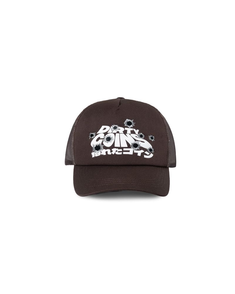 Mesh Cap DirtyCoins Wavy Get Shoot Brown