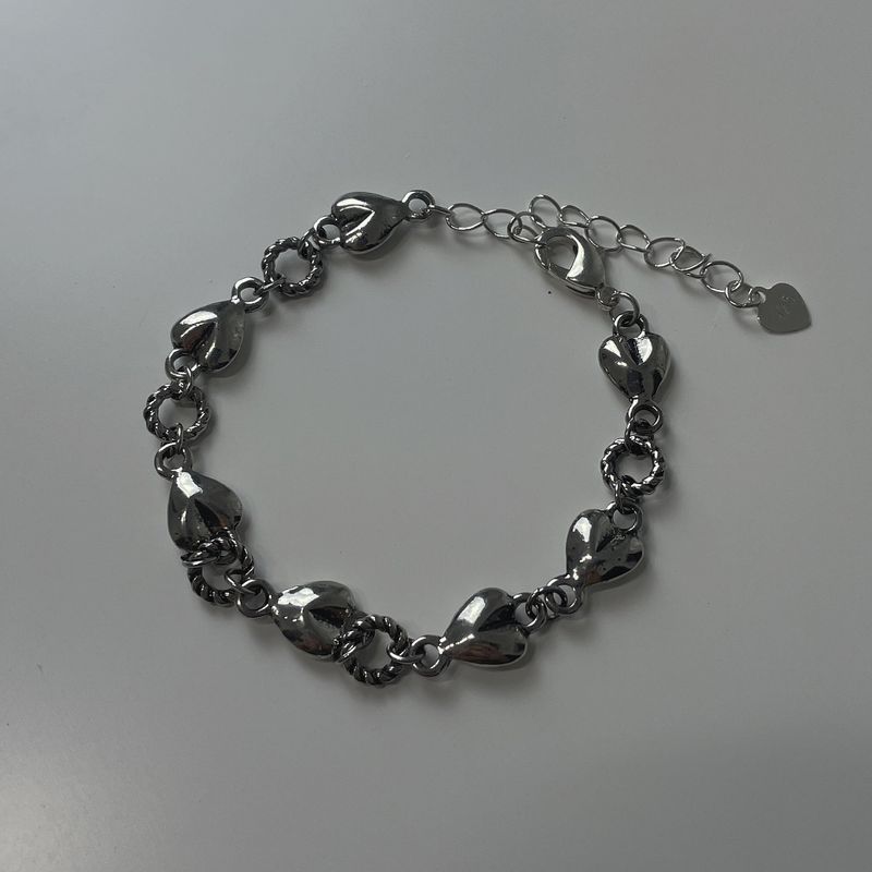 refrainfromspace(リフレインフロームスペース)の「heart ring bracelet (925silver)(Accessories)」