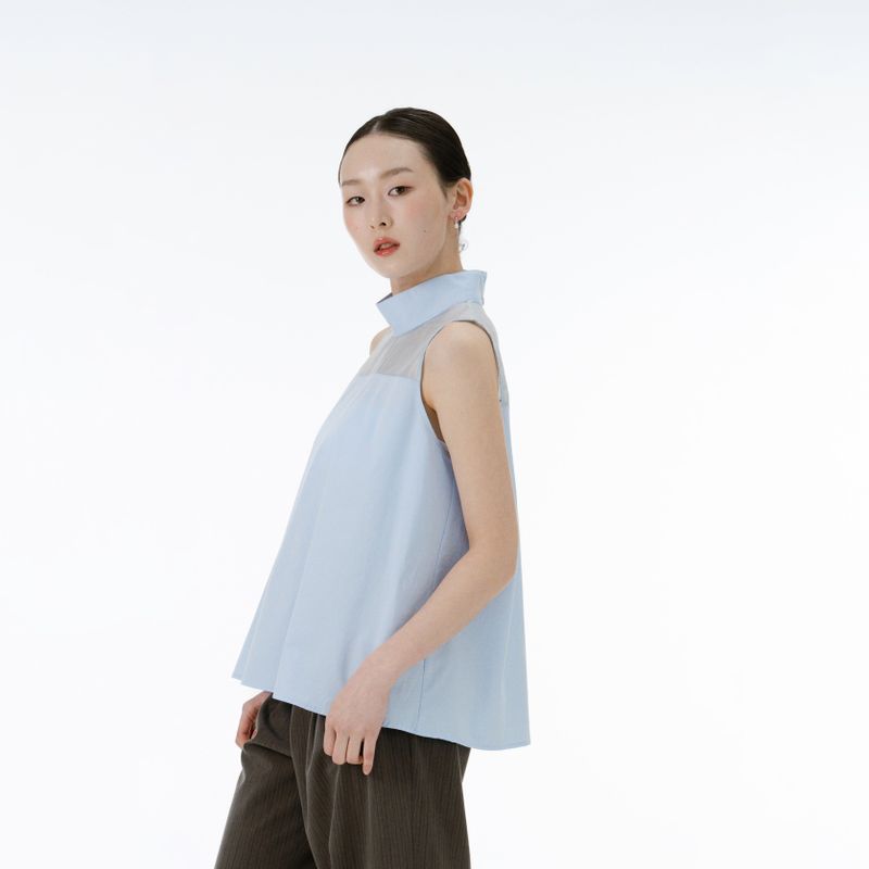Sky blouse (sky blue)