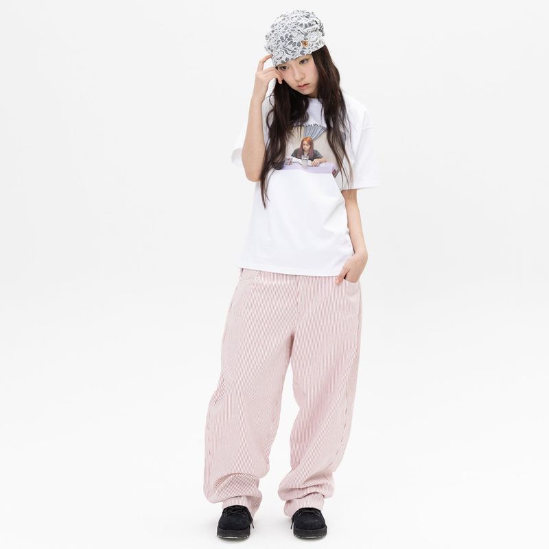 Cozy House Photo Tee - White
