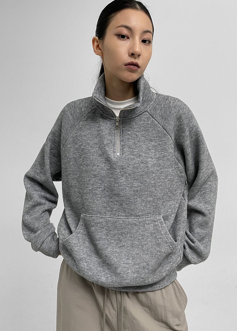 BLACKUP（ブラックアップ）の「[MADE] Anta Half-zip Sweatshirt（Tops）」