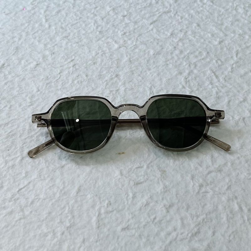 Angular Round Sunglasses