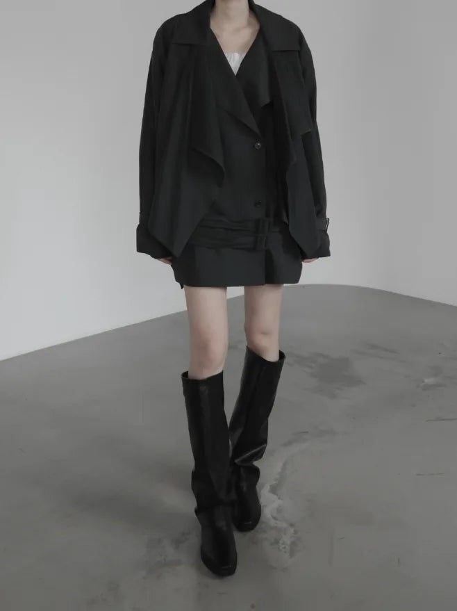 Arne Shawl Low Trench Coat