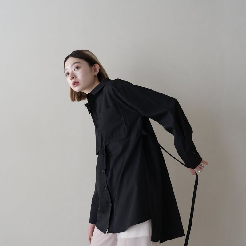 center slit shirt