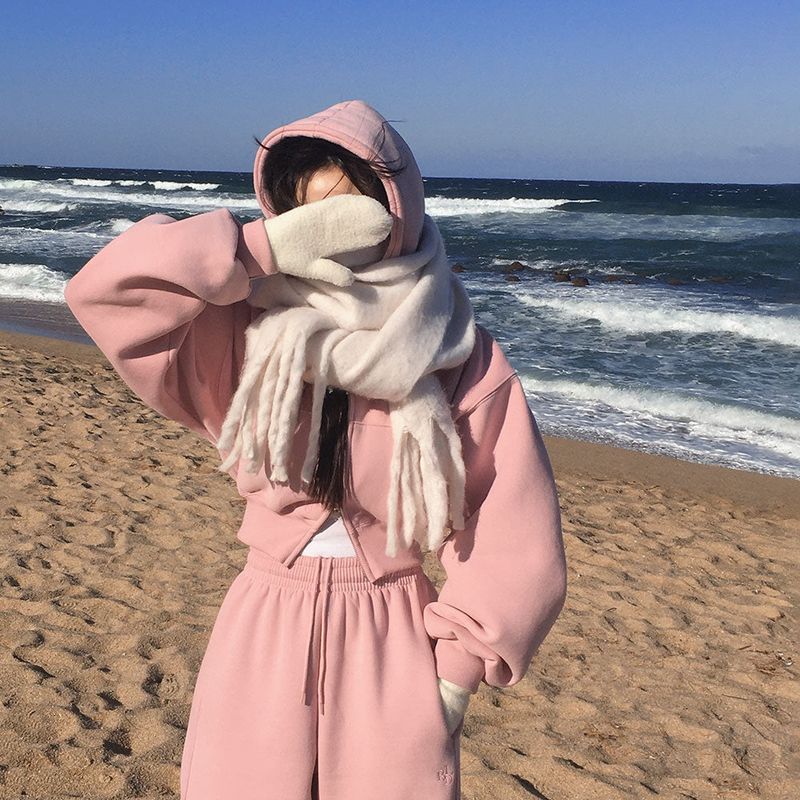 [BELLIDE MADE] Hit item wool napping two-way set