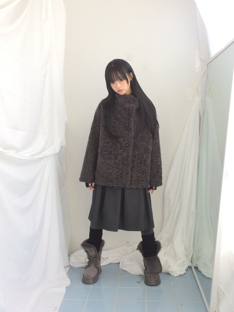 Suede Rabbit Fur Boots