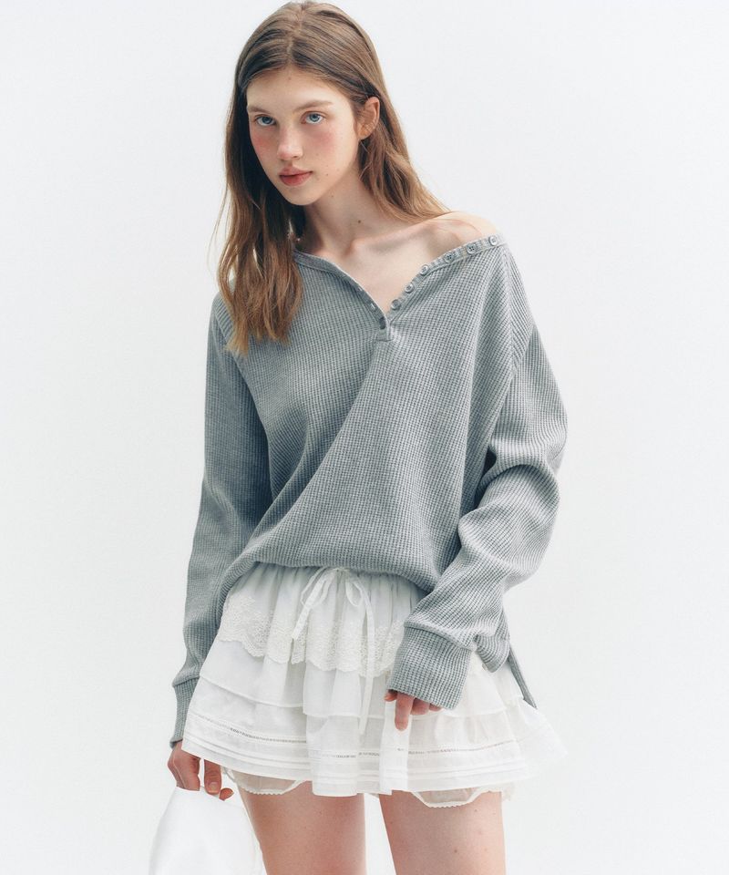 THETIS（ザティス）の「PETUNIA LACE SHEER BANDING SKIRT_TT5S506IV（Skirts）」