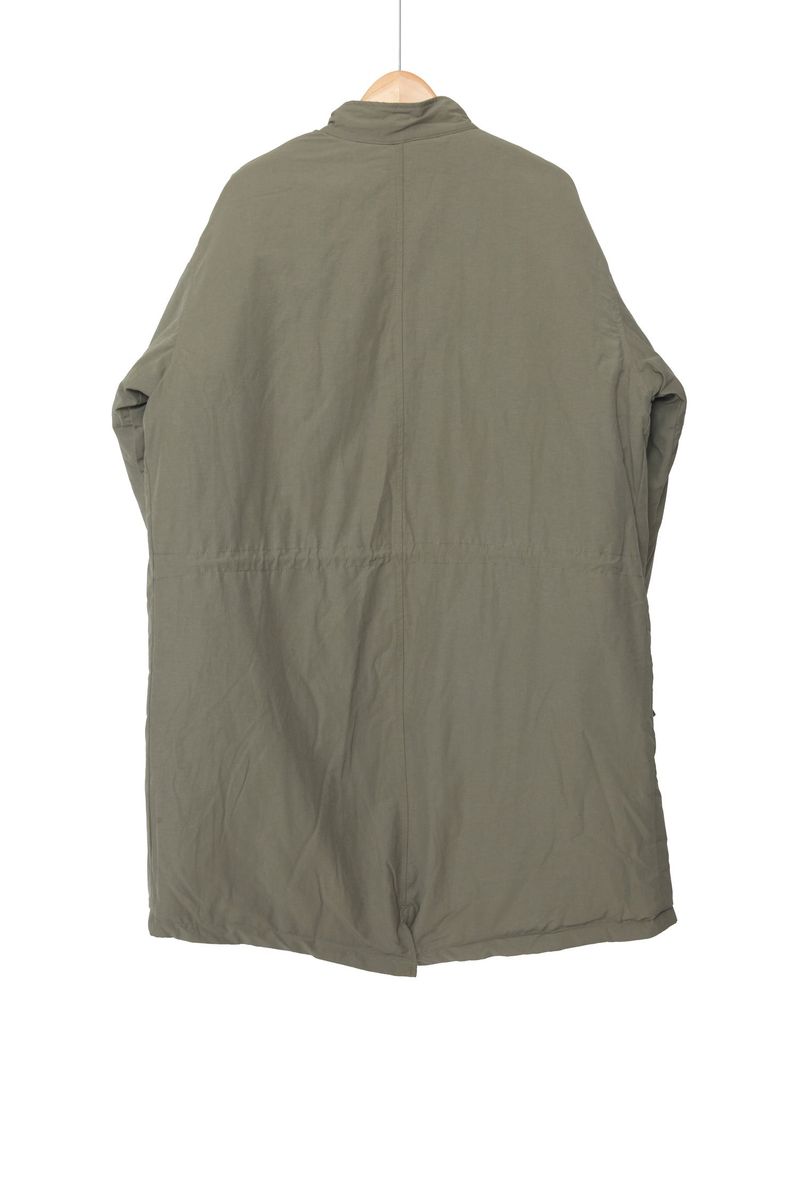 Long bomber padded jacket