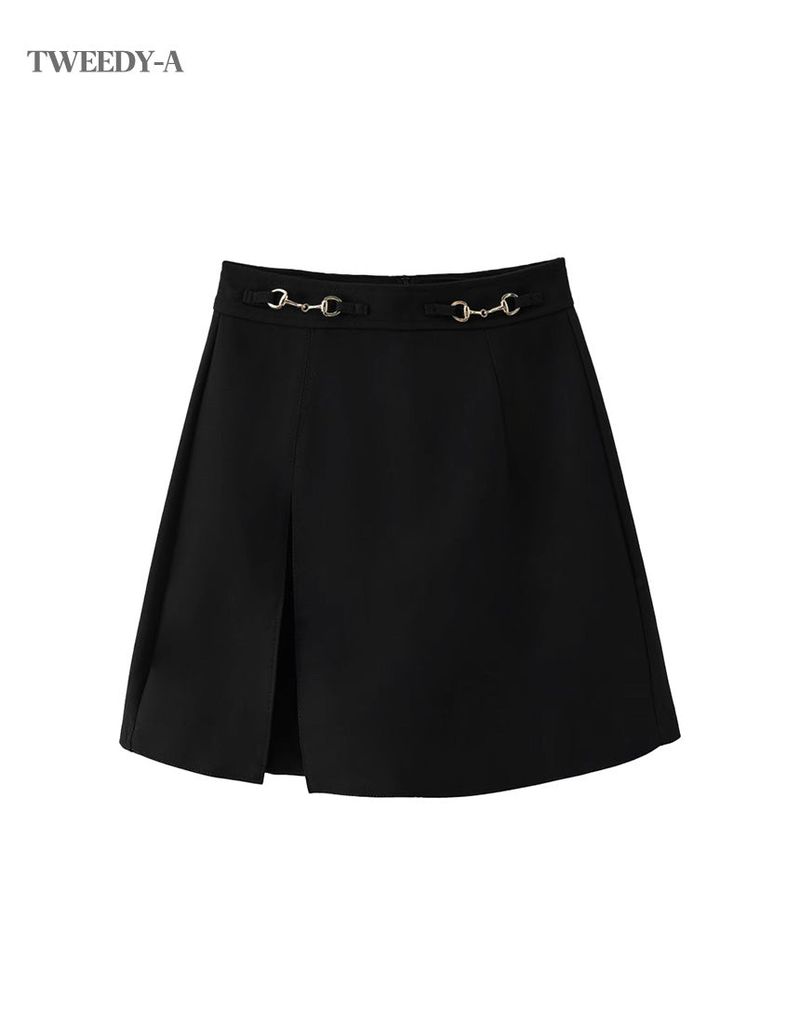 TWEEDY-A（ツウィーディア）の「Gold Pantskirt Black（Skirts）」