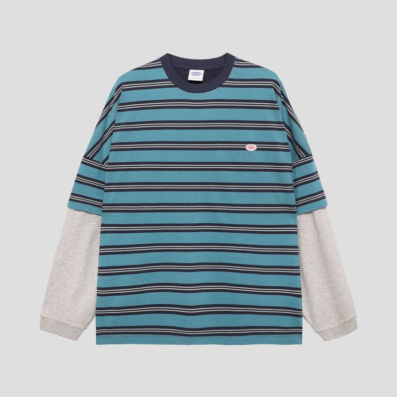 STRIPE LAYERED LONG SLEEVE