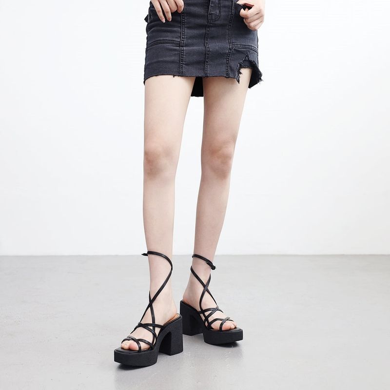 NONCODE（ノンコード）の「GARNIE STRAP SANDLE HEEL（Shoes）」