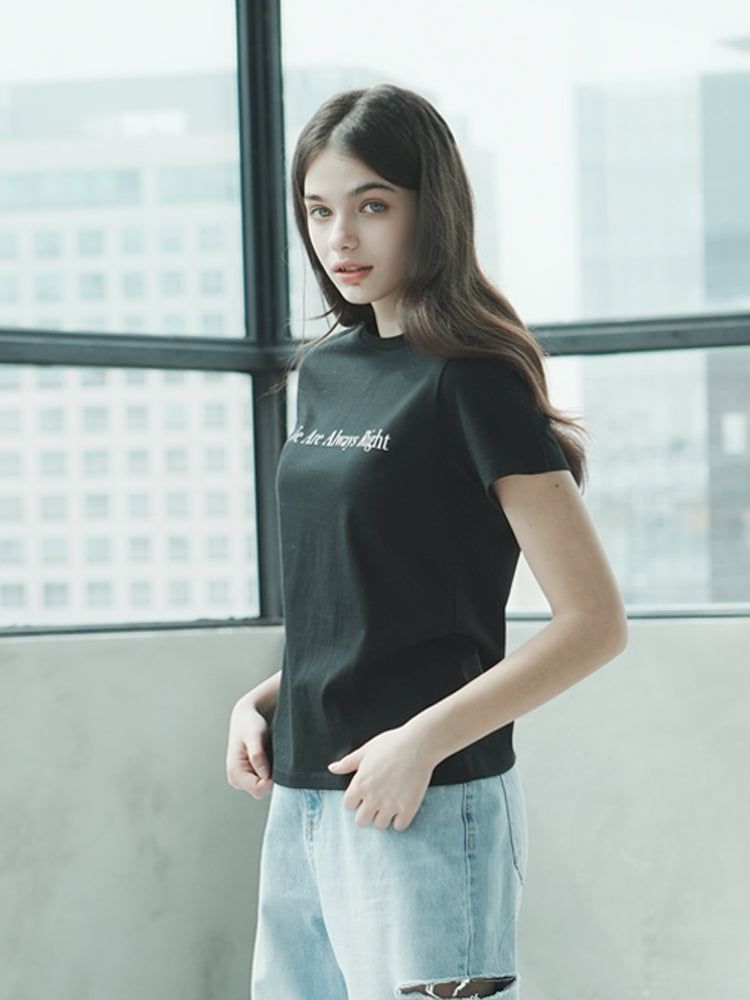 T1008 LETTERING T-SHIRT_BLACK