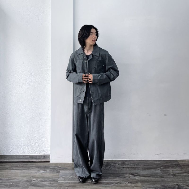 Retro-Tone Lapel Jacket