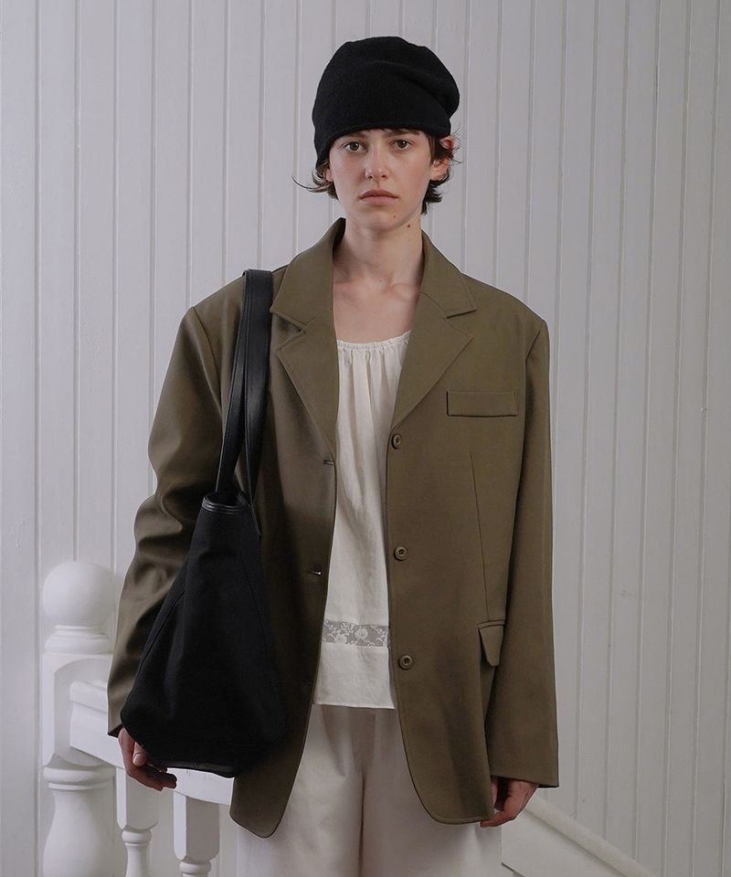 WITHOUTSUMMER（ウィズアウトサマー）の「Row classic jacket_khaki beige（Jackets/Outerwear）」