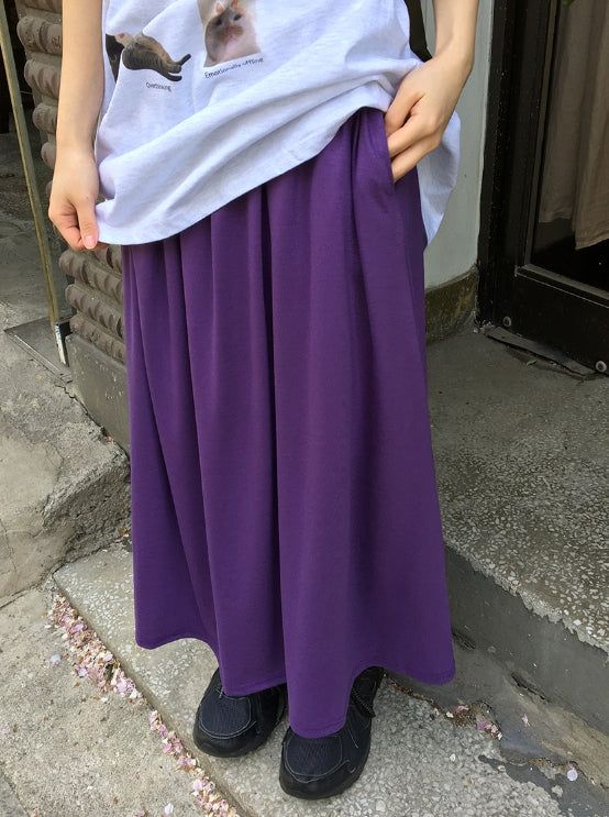 Muesli Basic Pocket Banding Skirt