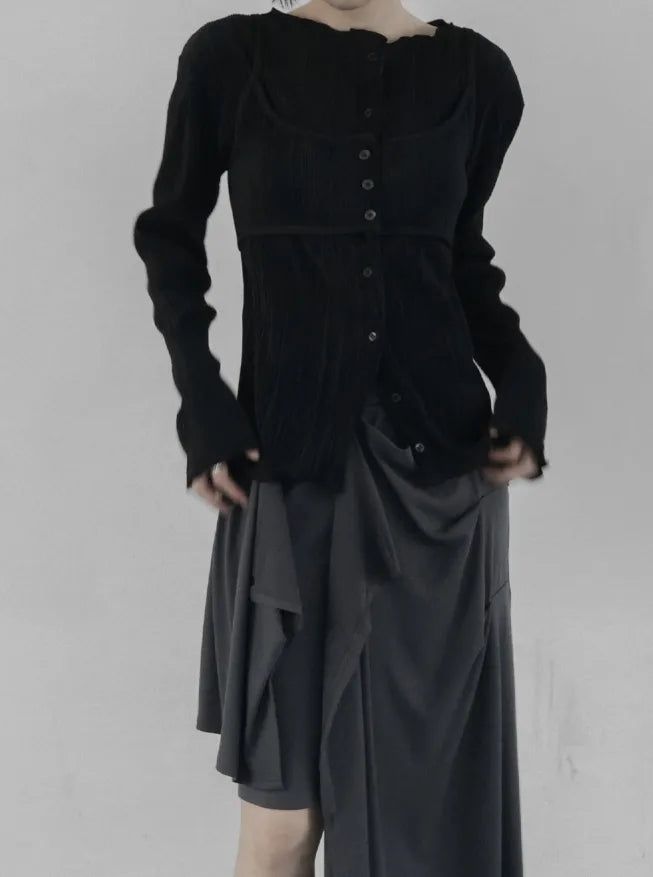 Pinched Draping Skirt