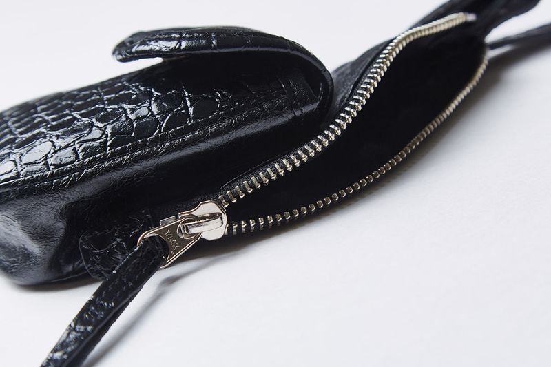 Alligator Leather Belt Case