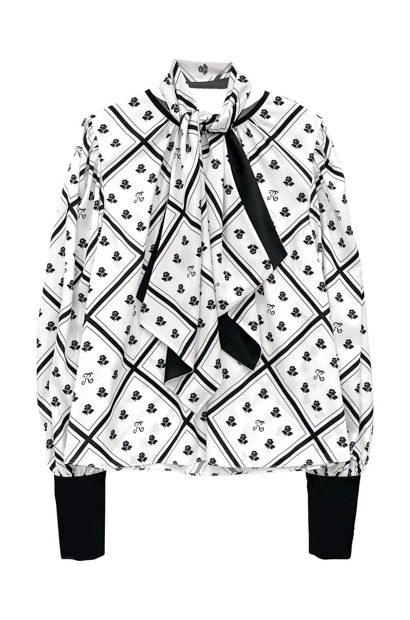 Scarf blouse