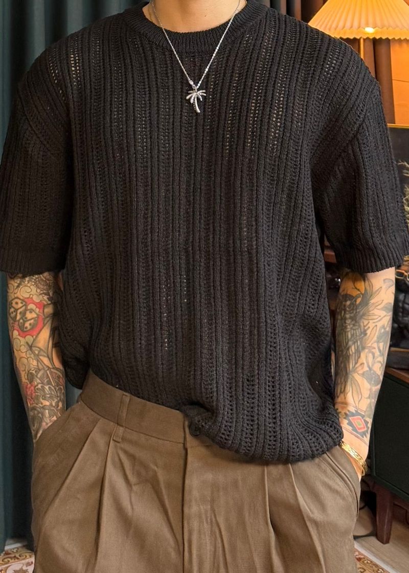 Men's Boucle Round Knit 9COLOR