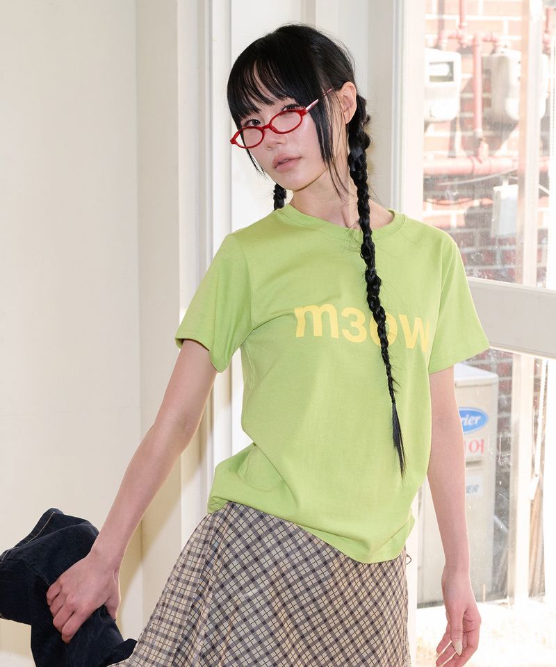 ITZAVIBE（イッザバイブ）の「M3OW SLIM T SHIRT - GREEN（Tops）」