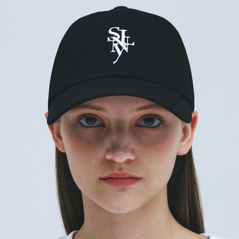 SERIF LAYERED SYMBOL CAP (BLACK)
